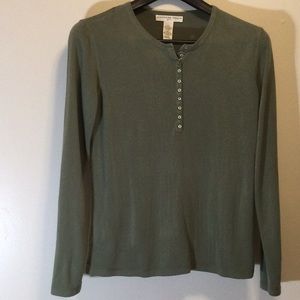 Josephine Chaus Sage Green Sweater, size XL